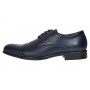 Pantofi barbati office eleganti din piele naturala bleumarin  8305BLUE